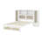 Multi-Functional Rattan Twin Size Bed With Storage Lockers And Drawer-277460775