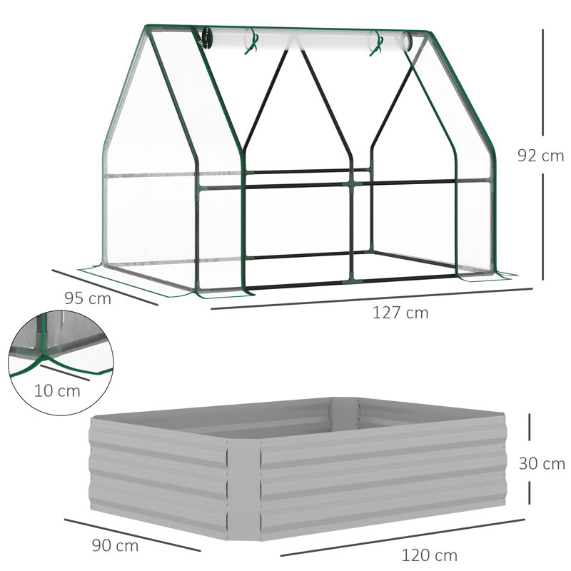 Gunda 127 Ft W x 95 Ft D Cold Frame