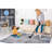 Silver/Blue/Abstract Non-Shedding Living Room Bedroom Dining Home Office Stylish And Stain Resistant Area Rug-2087833705