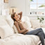Luxury U Shaped Couch Collection - Chenille White Oversized Cloud For Living Room, 2 Ottomans, Deep Seat Comfy Room ,-1409275176