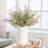 16.1" Terracotta Modern White Vase for Home Decor