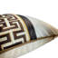Housse de coussin réversible géométrique en chenille