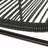 NUSA Outdoor Patio Faux Wicker Metal 3PC Chat Set, Black Wicker, 2 Club Chairs And 1 Loveseat-1758945792