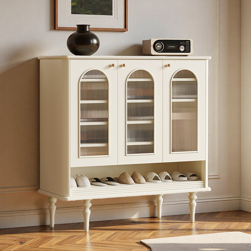 American style romantic home storage shoe cabinet