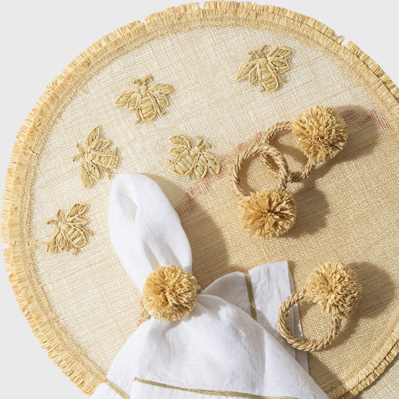 100% Abaca Round Placemats