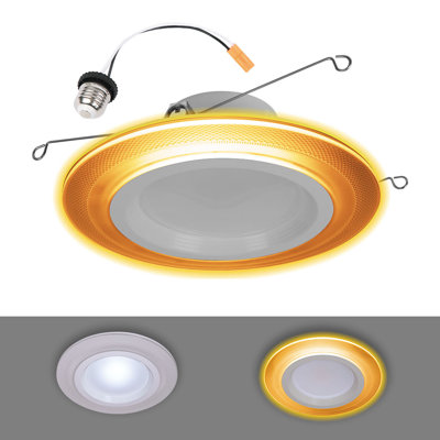 2.54'' Selectable Color Temperature 10.9 Watt Dimmable Air-Tight IC Rated LED Retrofit Recessed Lighting Kit