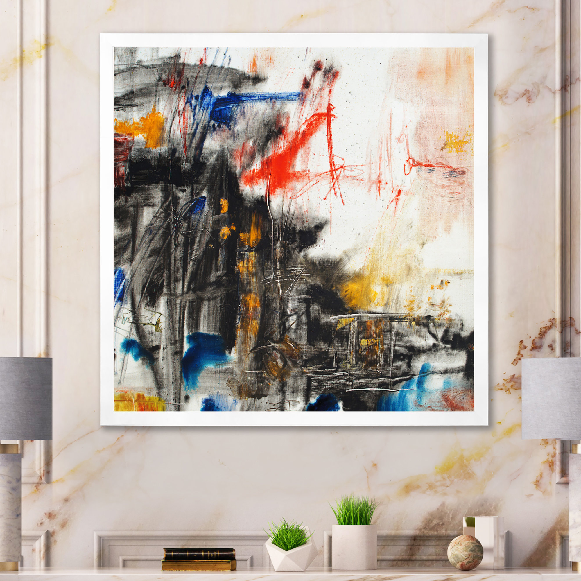 Wrought Studio™ Natural Motive Abstract Art II - Modern & Contemporary ...