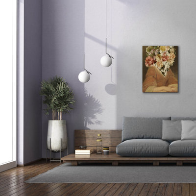 Toile épique «Portrait In Bloom 2» par Annie Warren, toile épique 26 po x 34 po