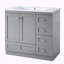 Ensemble de meuble-lavabo simple 36 po Meranda-1840581444