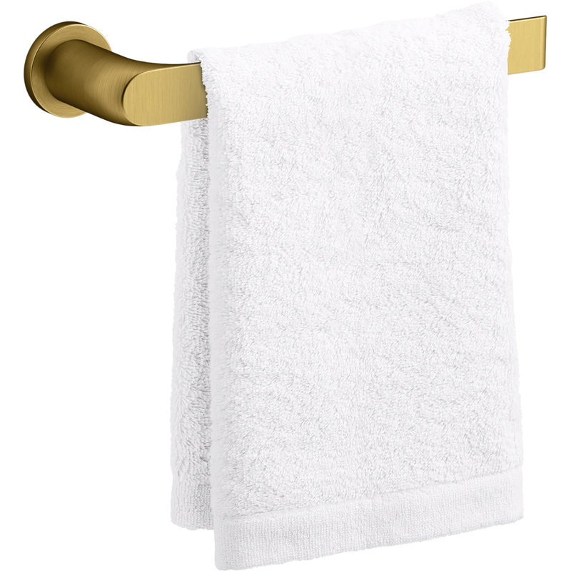 Avid Towel Arm, Vibrant Brushed Moderne Brass