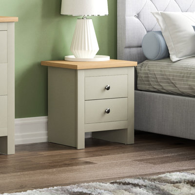 Morley 45cm W Manufactured Wood Bedside Table