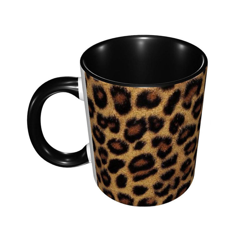 Leopard Print Coffee Mug 11 OZ Ceramics Tea Cup