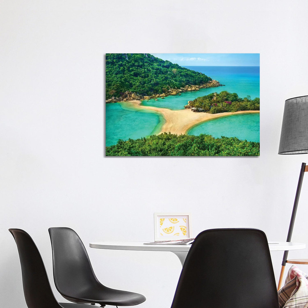 Koh Nang Yuan Paradise Island In Thailand by Ben Heine - Wrapped Canvas Print