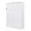 Lit escamotable double pleine grandeur avec tablettes-1475838372