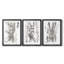 Europe Street Sketches I - Impression personnalisée de qualité supérieure avec cadre - 3 pièces-185325831