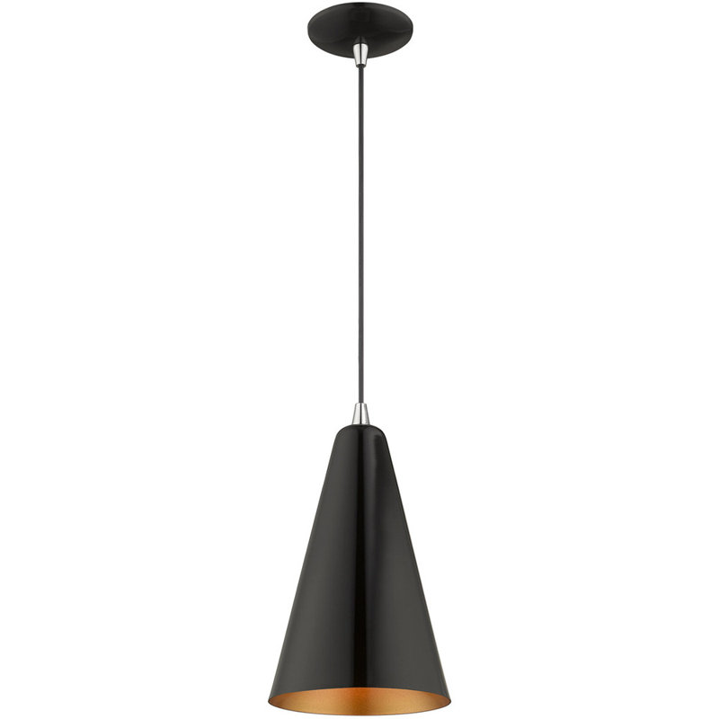 Luminaire suspendu conique 1 lumière Cinnante