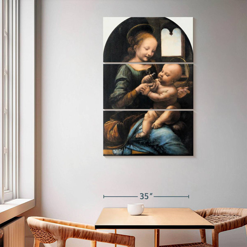 Adella Benois Madonna 1478, H 65 po x l 42 po