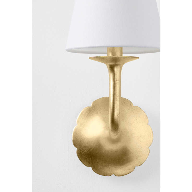 WINNIPEG WALL SCONCE, Vintage Gold Leaf