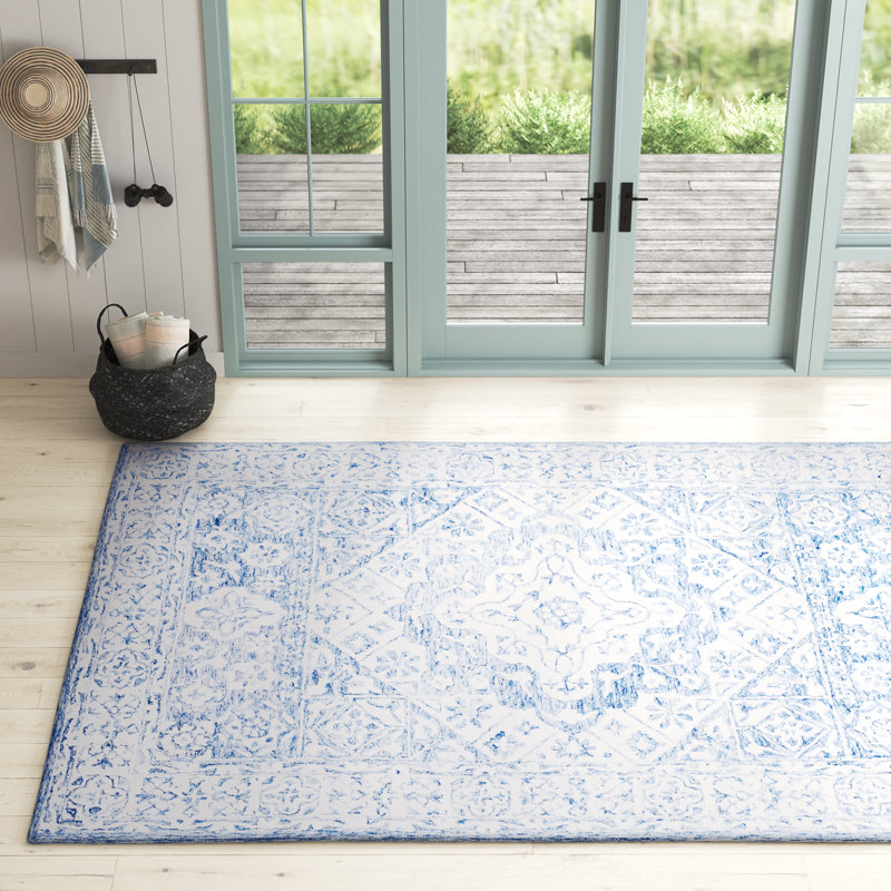 Clarktown Wool Oriental Indoor Rug, Rectangle 5' x 7'6"