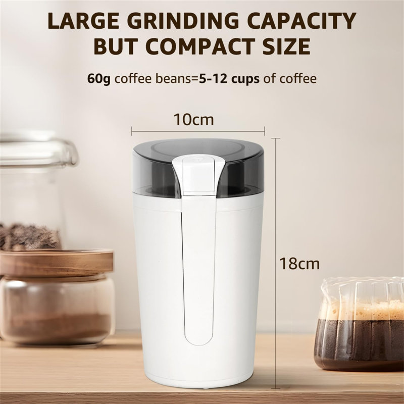 Chengdu Menghejia Technology Co., Ltd. Stainless Steel Electric Blade Coffee Grinder