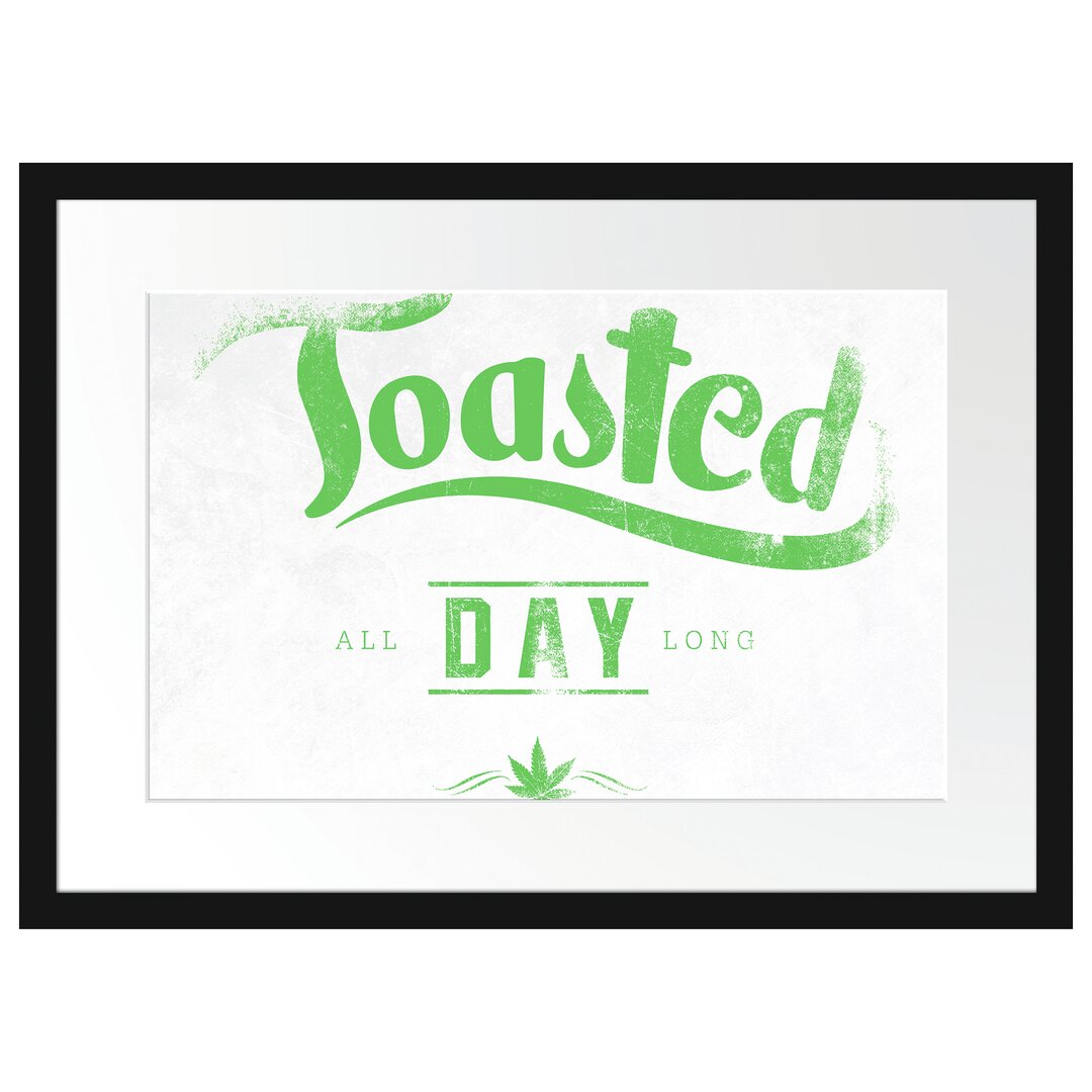 Gerahmtes Poster Toasted Light