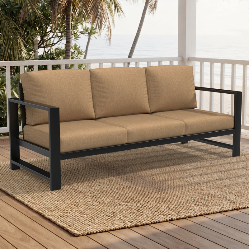 Canapé d'extérieur de 80 po de largeur avec coussins Sunbrella® Trasdamad