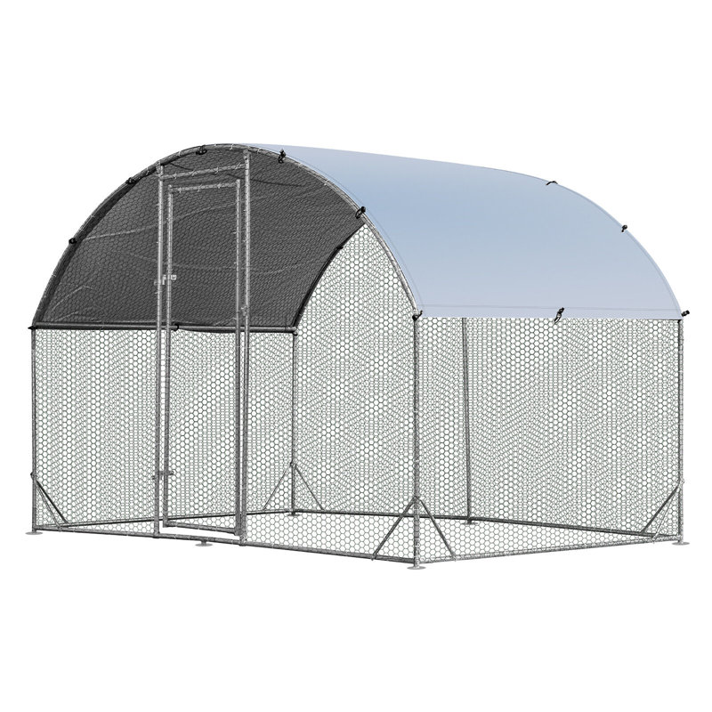 Deliza 57ft² Walk in Chicken Run with Wire Mesh