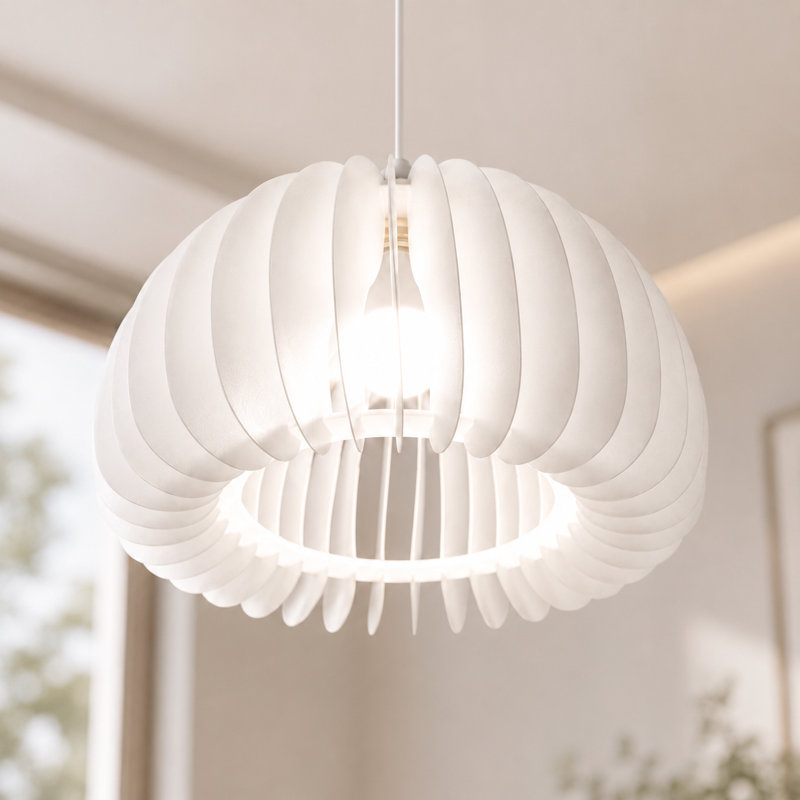 15.7" 1-Light Modern  Elegant Pendant Light