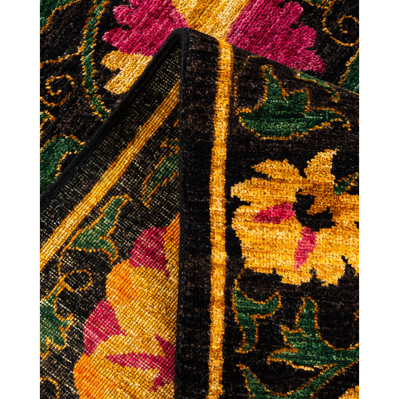 Suzani One-of-a-Kind 8' 4" X 10' 7" Hand Knotted Area Rug