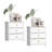 3 Fabric Drawers Nightstand With Metal Frame Set Of 2-1887628312