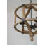 Lustre tambour en bois 3 lumières
