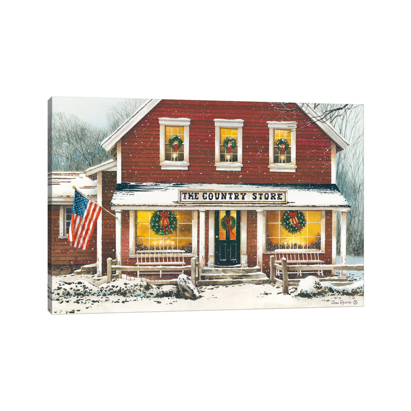 Country Christmas by John Rossini - Gallery-Wrapped Canvas Giclée on Canvas, Canvas, 66.04 cm H x 45.72 cm W x 1.91 cm D