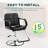 Faux Leather Massage Chair Reclining Ergonomic Lounge Chair with Vibration and Heat Function for Living Room Bedroom Home Office and Relaxation Use