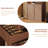 Brown Solid + Manufactured Wood+Glass Display Cases