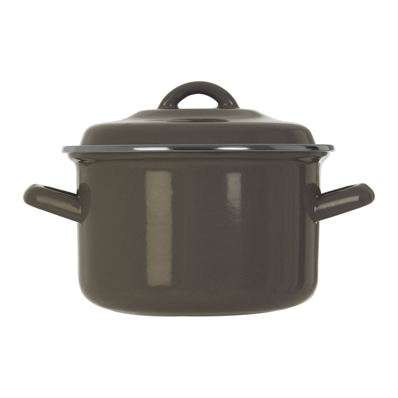 Danielburnham 2 l Aluminium Round Casserole, Grey
