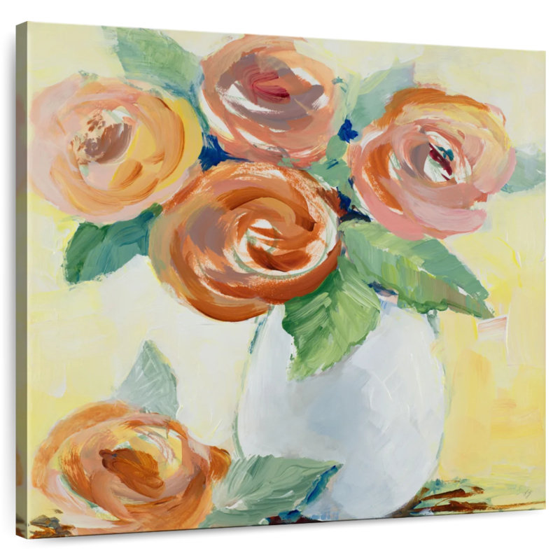 Sunny Floral Blooms, 10" H x 10" W