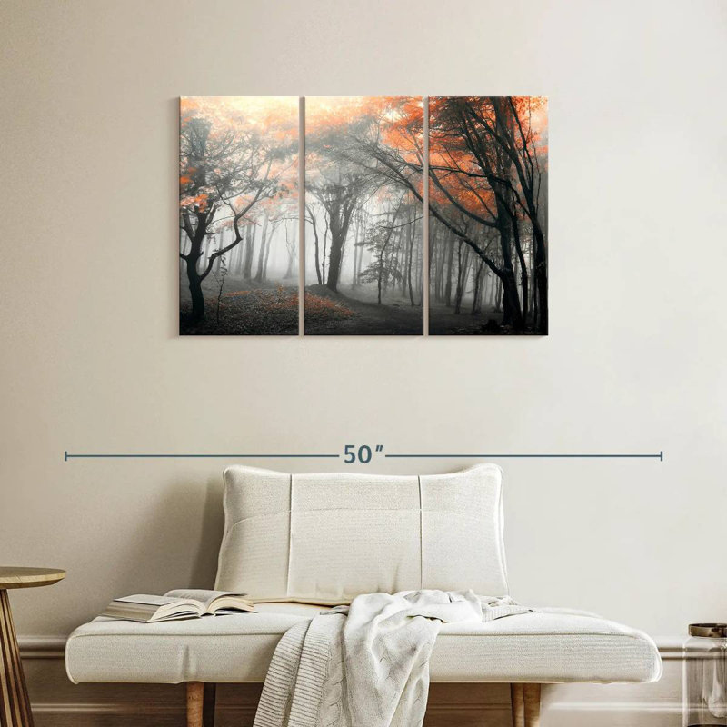 Alvord Autumn Grove II, H 24 po x l 38 po