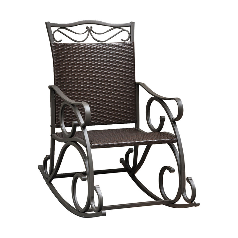 Nome Wicker Outdoor Chair, Chocolate
