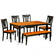 Cleobury 6 - Piece Extendable Solid Wood Dining Set