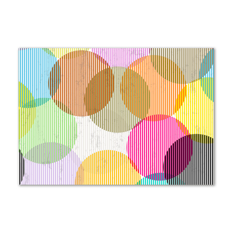 Colorful Circles - Wrapped Canvas Print