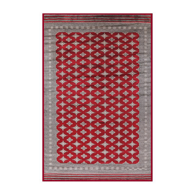 Tapis rouge / gris Sarina Southwestern