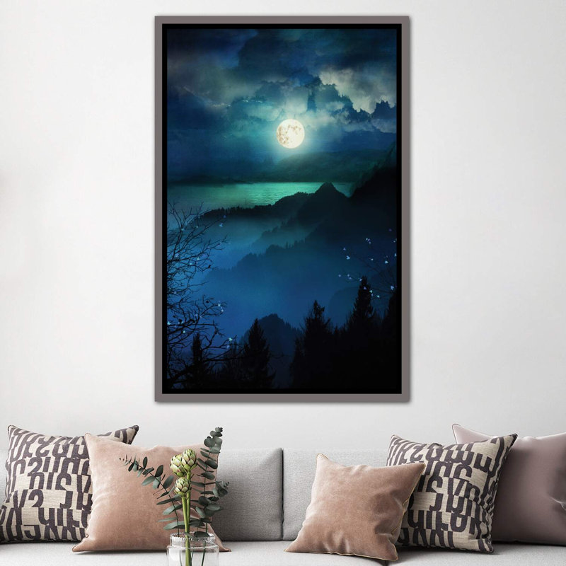 " Wish You Were Here, Chapter V " by Viviana Gonzalez, 60" H x 40" W x 1.5" D, Gray Floater Framed