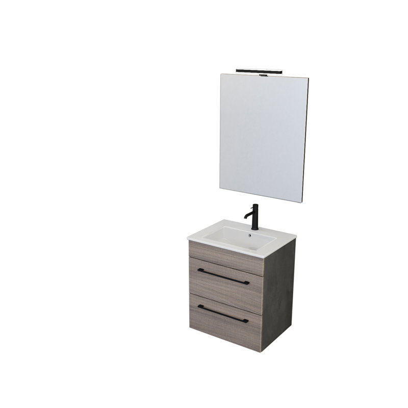 Elles Single Vanity, Medium Elm