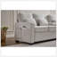 Canapé de 114 po avec console, 2 porte-gobelets et 3 ports USB câblés, canapé en tissu de lin moderne avec 4 coussins pour le salon, un appartement (4 places)-118043596