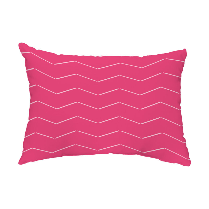 Housse et insert de coussin rectangulaire Harlequin, Rose; fuchsia