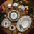 Noritake Holly and Berry Gold Coffee Mugs, 12 oz.