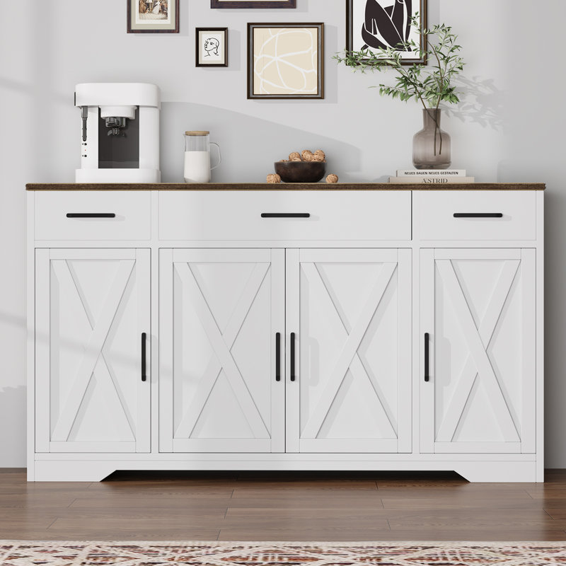 140cm Solid Wood Sideboard