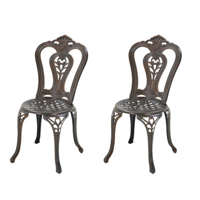 Chaise de salle à manger d'extérieur empilable Renesmee