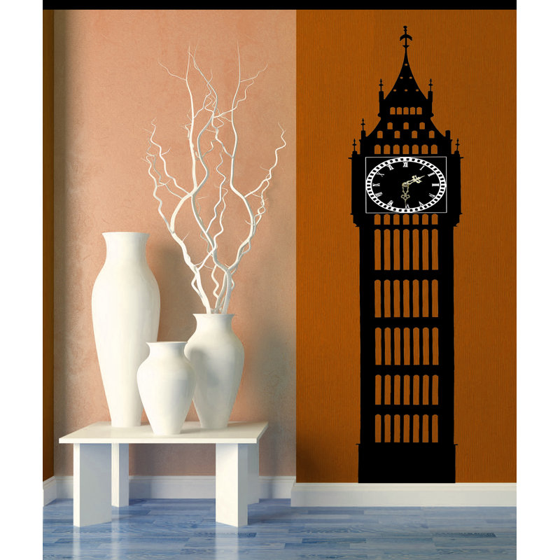 Décalcomanie murale tour London, H 120 po x l 46 po x P 2,7 po
