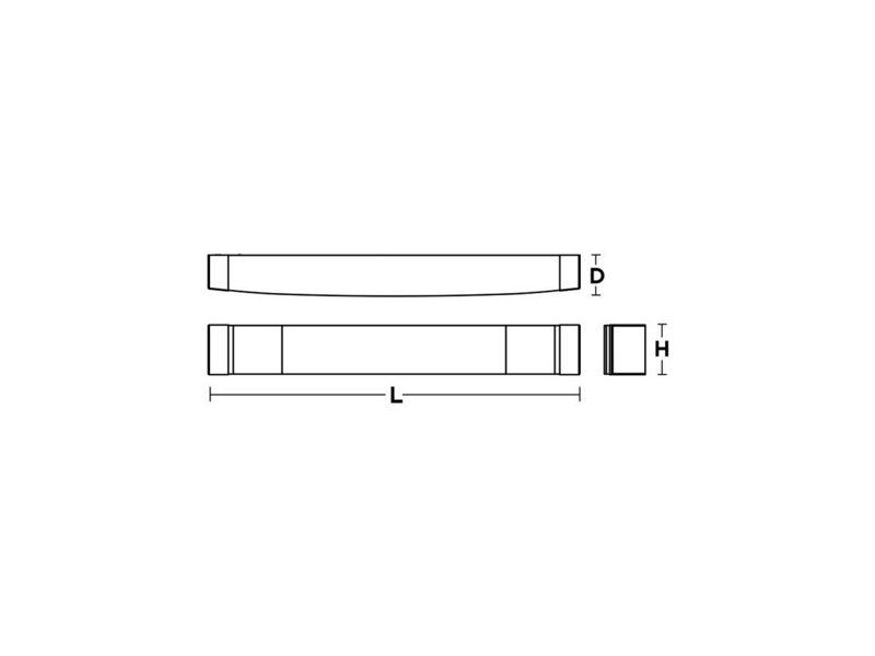 AFX ALV370530LAJD2SN Applique murale DEL Algiers 37 po, nickel satiné, 30/35/40 K, Nickel